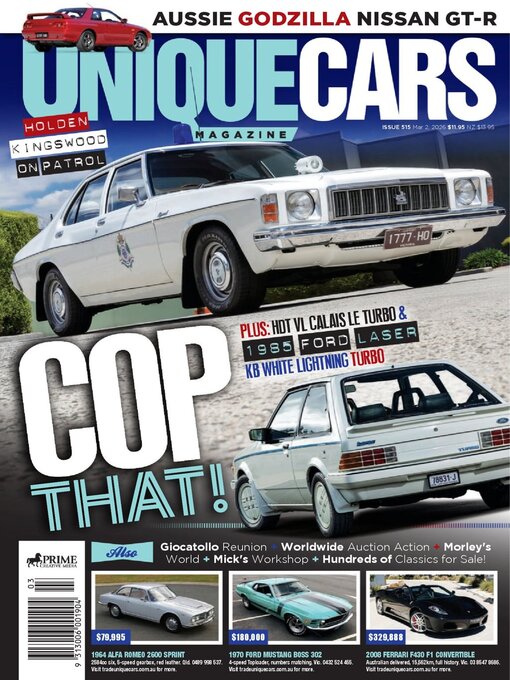 Title details for Unique Cars Australia by Prime Creative Media Pty Ltd - Available